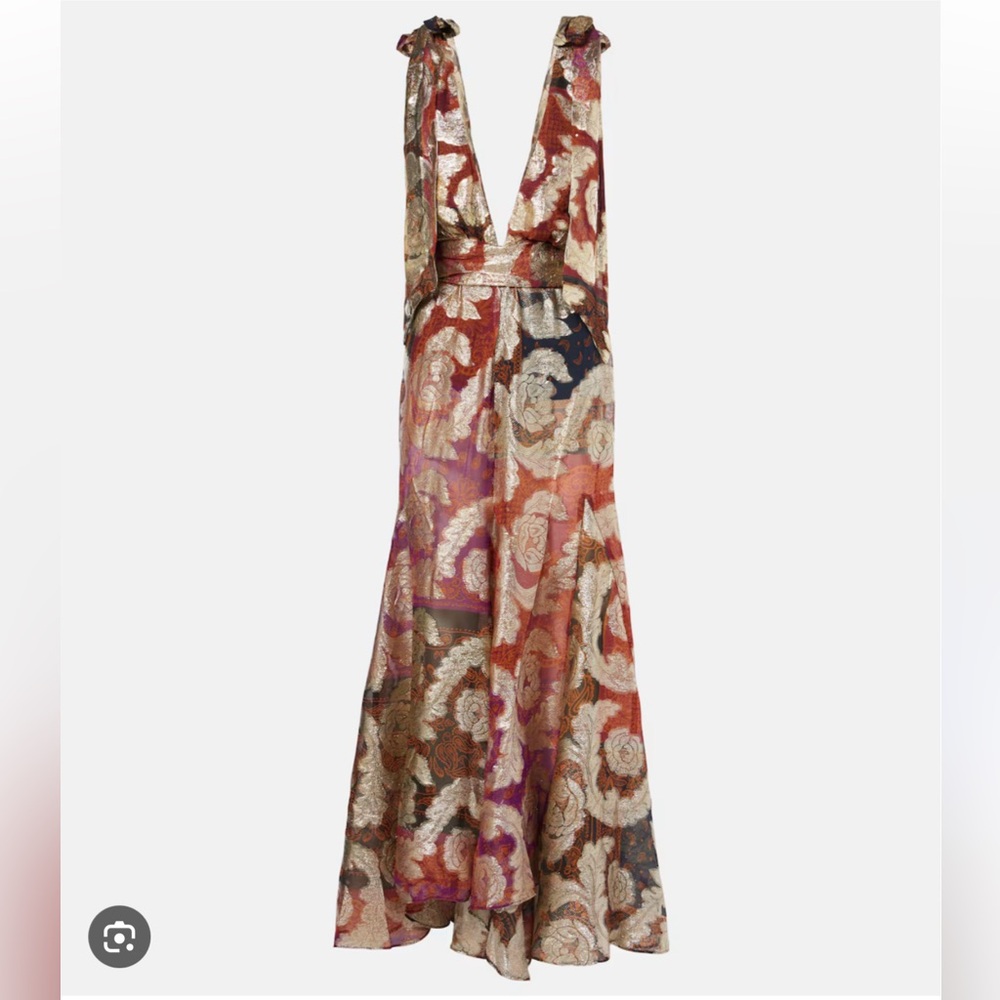Farm Rio Jacquard Maxi Dress
